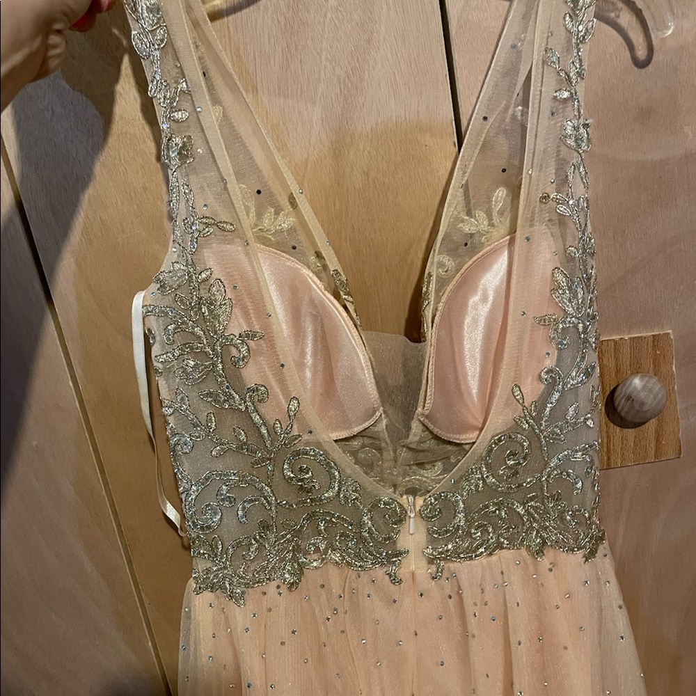 Sparkling Gown with Overskirt - Picture 4 of 5